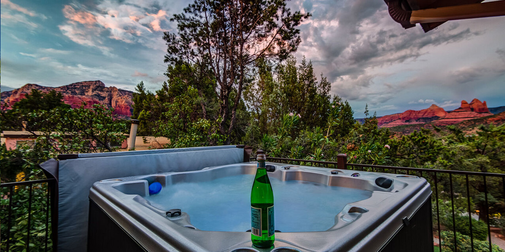 private hot tub in Sedona