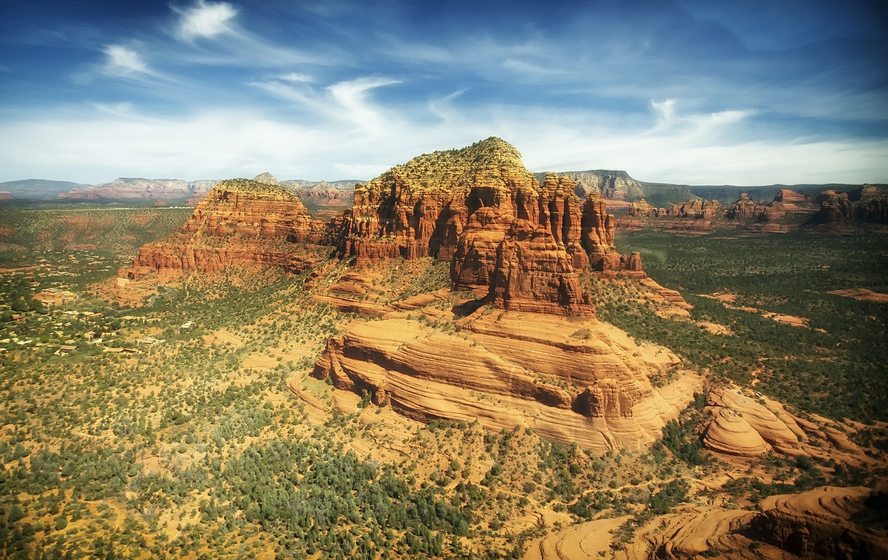 Aerial views of one of our Sedona Tourist Attractions