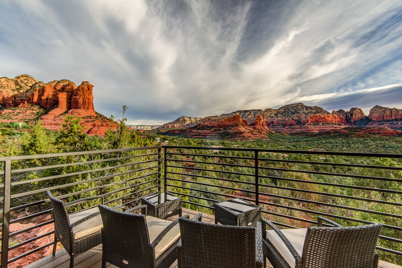 Views from one of our Sedona cottages