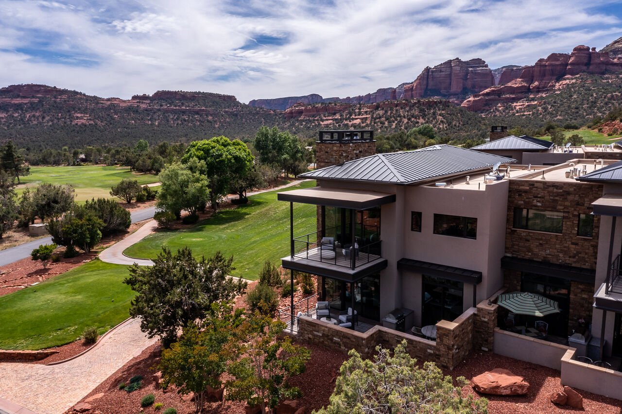 An exterior view of one of our rentals in Sedona AZ